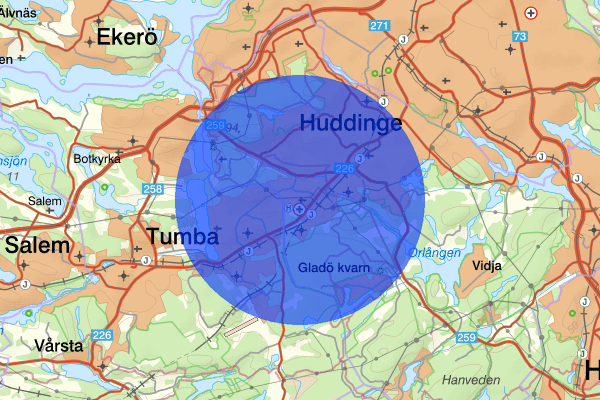 Flemingsberg 14 juli 13.04, Sexualbrott, Huddinge