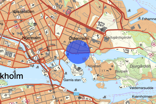 Strandvägen 16 juli 11.55, Stöld, Stockholm
