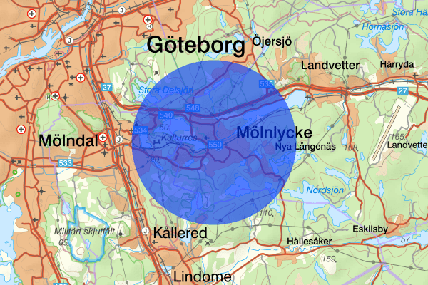 Mölnlycke 18 juli 10.18, Brand, Härryda