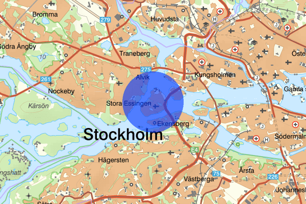 Stora Essingen 18 juli 17.33, Olaga intrång, Stockholm