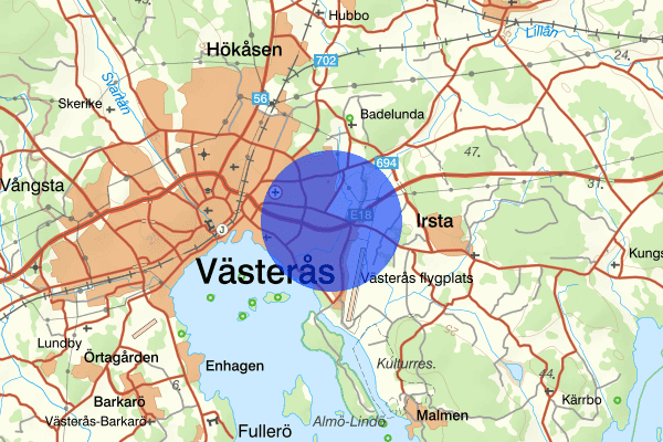 Hälla 19 juli 04.10, Stöld, försök, Västerås