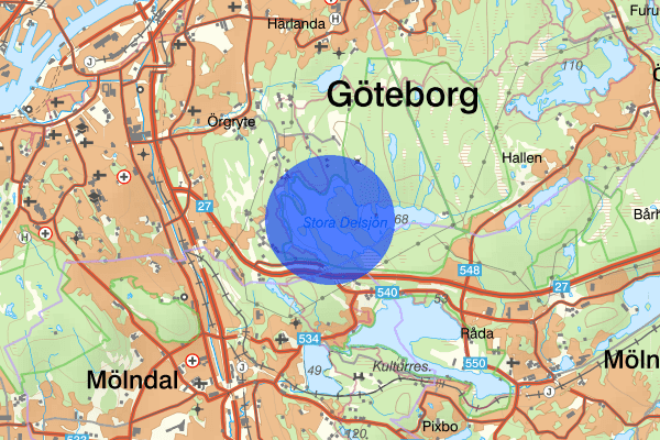 Stora Delsjön 19 juli 10.32, Övrigt, Göteborg