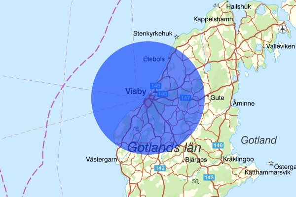 Visby 21 juli 03.00, Brand, Gotland