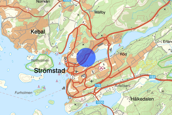 Oslovägen 22 juli 18.40, Trafikolycka, Strömstad