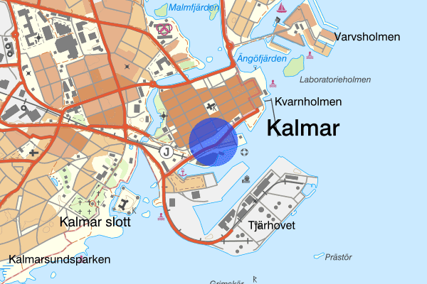 Skeppsbrogatan 22 juli 19.25, Rån, Kalmar
