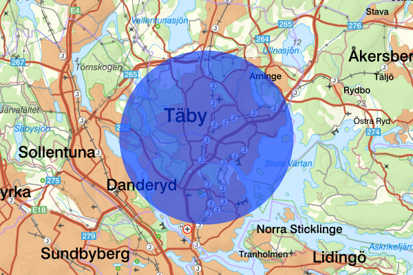 Täby 24 juli 09.46, Trafikbrott, Täby