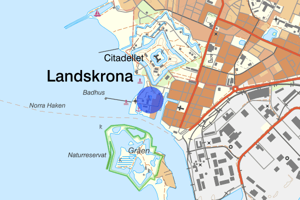 Badhusgatan 24 juli 18.04, Bråk, Landskrona