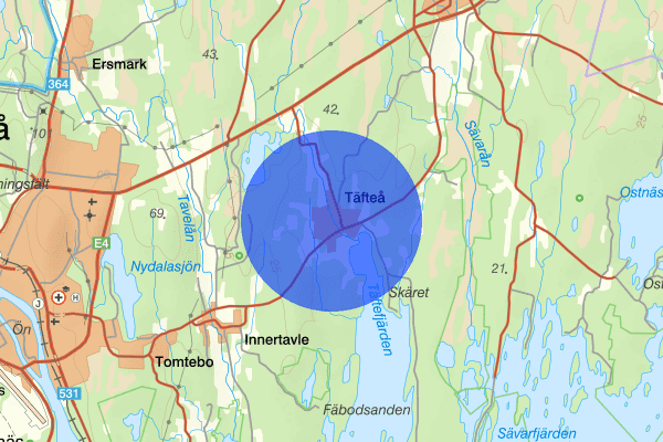 Täfteå 25 juli 07.23, Trafikolycka, Umeå