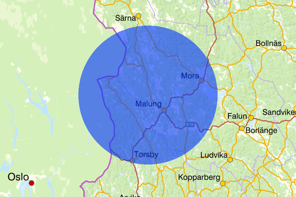 25 juli 09.35, Fjällräddning, Malung-Sälen