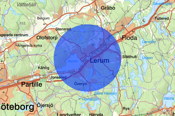 Lerum 26 juli 08.50, Försvunnen person, Lerum