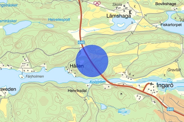 Ingarövägen 26 juli 18.14, Trafikolycka, personskada, Värmdö