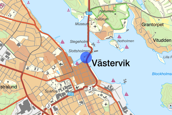 Strömsholmen 26 juli 22.59, Rån, Västervik