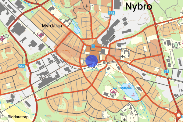 Stora Nygatan 27 juli 03.04, Misshandel, Nybro
