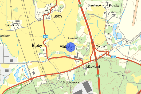 Måby 27 juli 05.34, Rattfylleri, Sigtuna