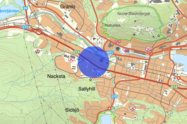 Bultgatan 27 juli 13.26, Trafikolycka, Sundsvall