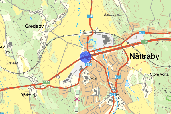 Nättraby E22 28 juli 04.34, Trafikolycka, Karlskrona