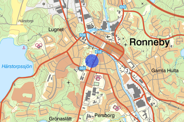 Esplanaden 27 juli 22.46, Rån, Ronneby