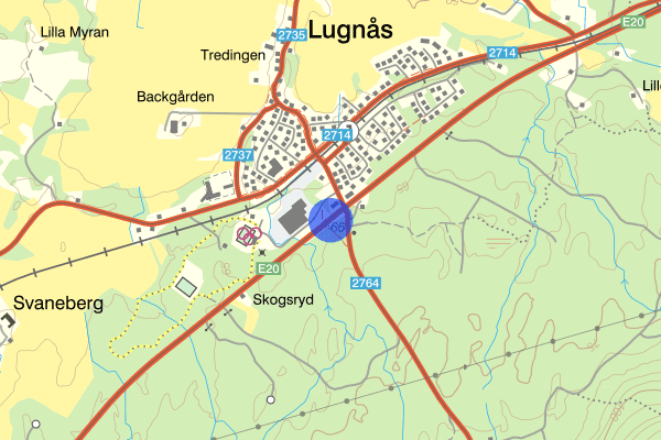Lugnås väg E20 28 juli 15.36, Trafikolycka, Mariestad