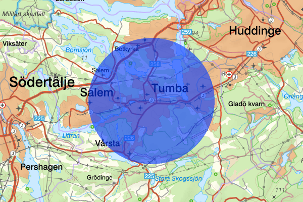 Tumba 29 juli 17.08, Bedrägeri, Botkyrka