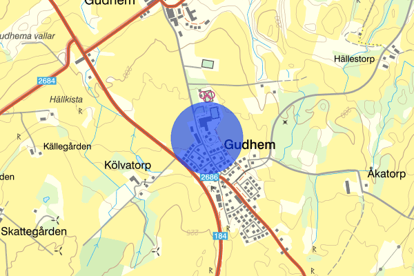 Klostervägen 29 juli 18.57, Brand, Falköping