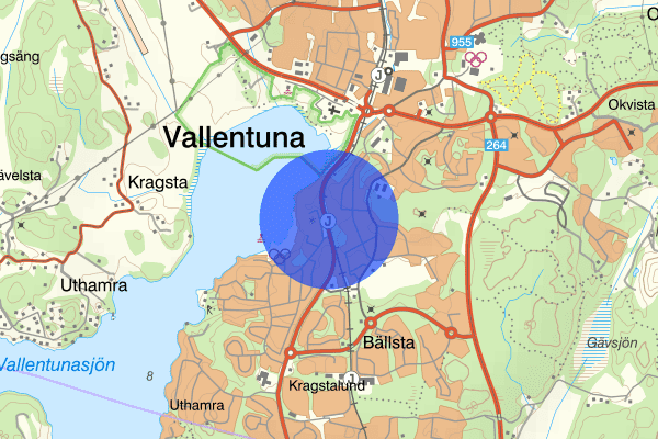 Bällsta 30 juli 09.51, Brand, Vallentuna