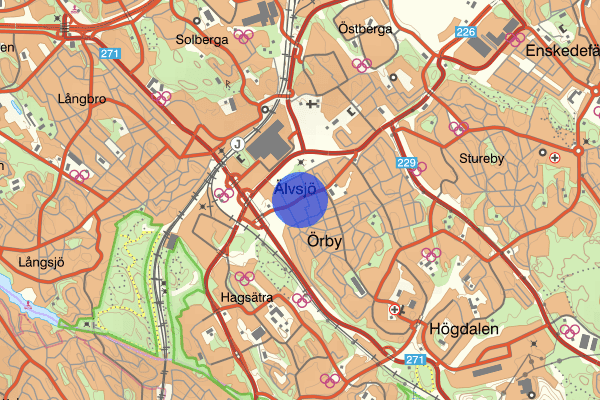 Gamla Huddingevägen 31 juli 16.09, Trafikolycka, personskada, Stockholm