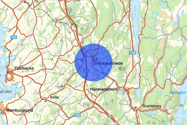 Rabbalshede 02 augusti 12.47, Trafikhinder, Tanum