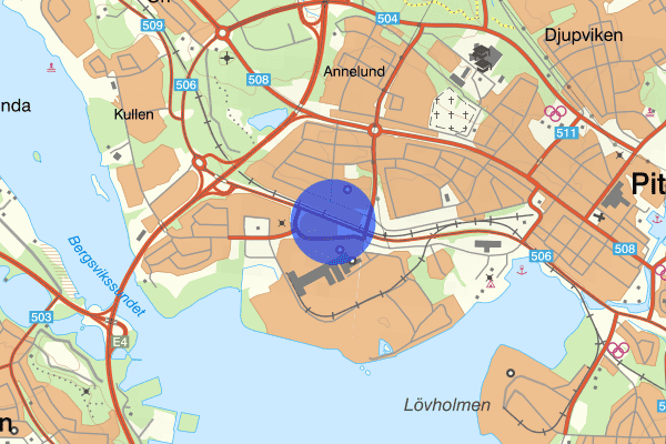 Timmerleden 02 augusti 14.12, Trafikolycka, Piteå