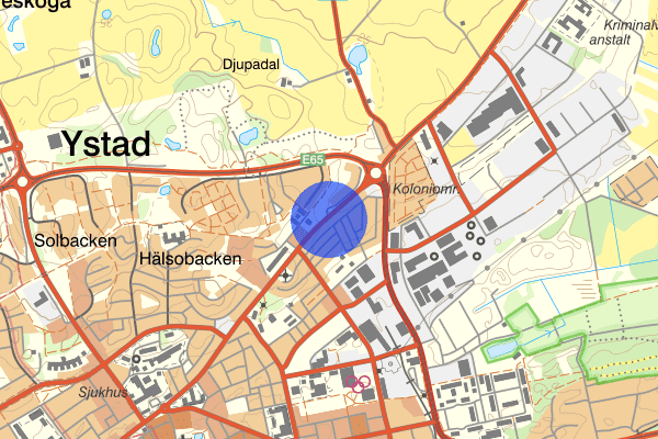 Kristianstadsvägen 05 augusti 23.46, Knivlagen, Ystad