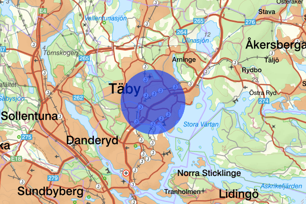 Grindtorp 06 augusti 10.36, Narkotikabrott, Täby