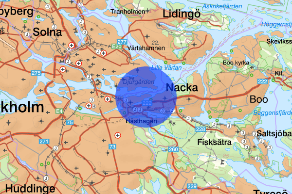 Kvarnholmen 07 augusti 16.39, Skadegörelse, Nacka