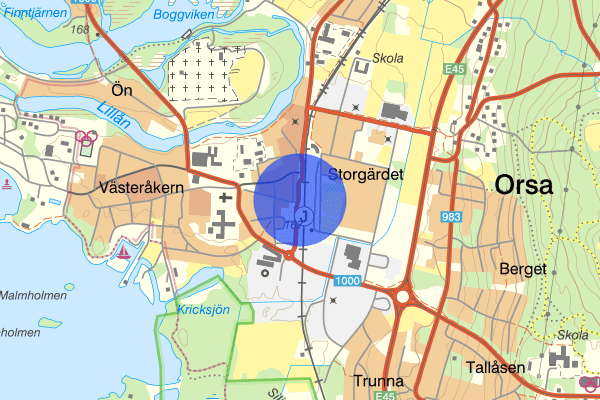 Järnvägsgatan 08 augusti 11.48, Trafikolycka, Orsa