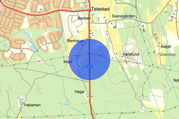 Teleborgsvägen 08 augusti 22.25, Trafikolycka, Växjö