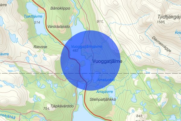 Vuoggatjålme 09 augusti 10.33, Fjällräddning, Arjeplog
