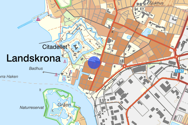 Slottsgatan 10 augusti 12.37, Trafikolycka, Landskrona