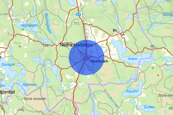 Hjortkvarn 10 augusti 13.36, Trafikolycka, singel, Hallsberg