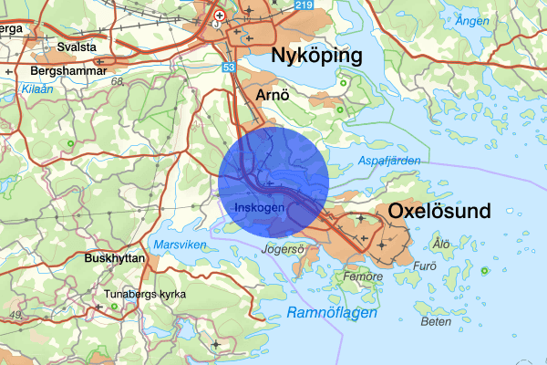 Stjärnholm 11 augusti 16.03, Trafikolycka, personskada, Oxelösund