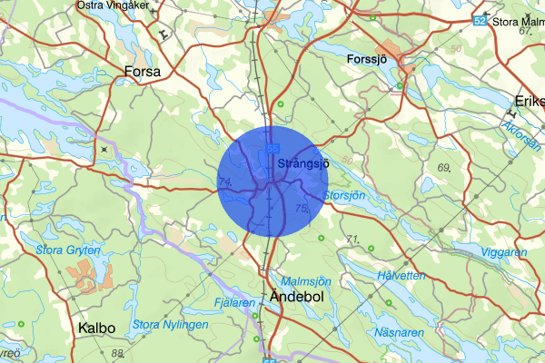 Strångsjö 12 augusti 14.48, Trafikolycka, personskada, Katrineholm