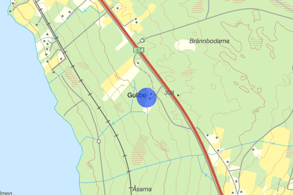 Gullbo 14 augusti 07.21, Sammanfattning natt, Jämtlands län