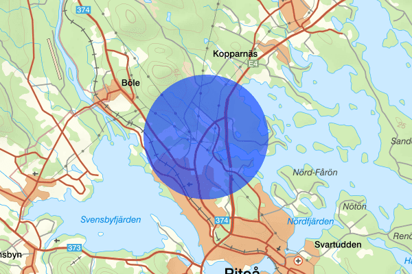 Bonäset 14 augusti 08.55, Trafikolycka, Piteå