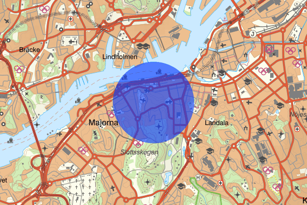 Masthugget 14 augusti 12.21, Trafikolycka, personskada, Göteborg