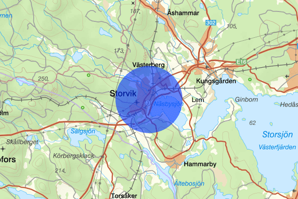 Storvik 17 augusti 05.34, Trafikolycka, Sandviken