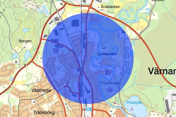 Jönköpingsvägen 18 augusti 07.24, Sammanfattning natt, Jönköpings län