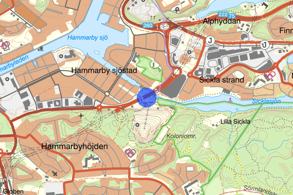 Södra länken 18 augusti 12.19, Trafikolycka, personskada, Stockholm