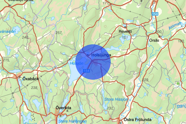 Holsljunga 19 augusti 17.25, Trafikolycka, personskada, Svenljunga