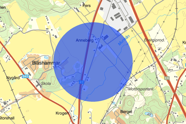 Annebergsvägen 20 augusti 07.00, Sammanfattning kväll och natt, Hallands län