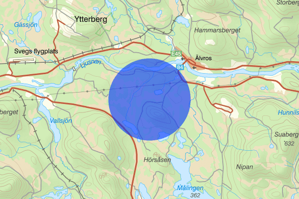 Förbifart Sveg 20 augusti 12.48, Trafikolycka, Härjedalen