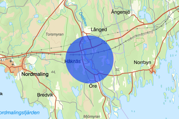 Håknäsbacken 20 augusti 16.33, Trafikolycka, Nordmaling