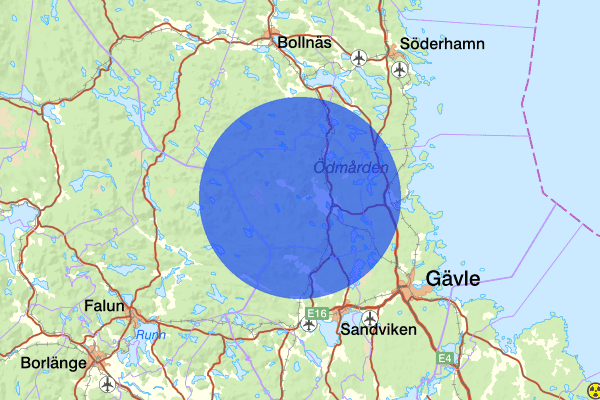  21 augusti 23.20, Skadegörelse, Ockelbo
