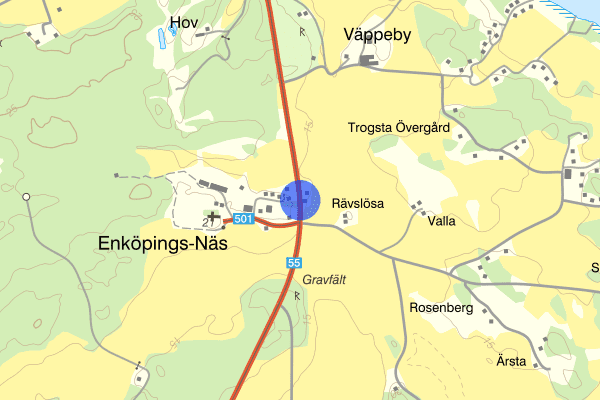 Enköpings-Näs 24 augusti 16.29, Trafikolycka, Enköping